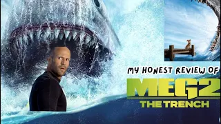 "Meg 2: The Trench" Movie Review | Giant Prehistoric Sharks & Action Galore! 🦈🎬 #meg2thetrench