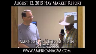 American Ag Video Auction Video Hay Market Report, August 12, 2015