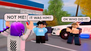 He Robbed An ATM.. Then Blamed It On Me.. (Roblox)