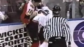 Hockeyfighters.cz  Jody Shelly vs PJ Stock AHL.wmv