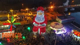 O maior Pai Natal do Guinness 🎅 Guinness's Biggest Santa aerial - Águeda - 4K UltraHD