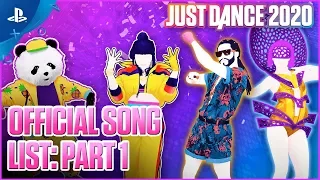 Just Dance 2020 - E3 2019 Official Song List: Part 1 | PS4