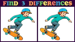 Spot the 3 differences⌛Japanese picture game 54