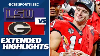 No. 14 LSU vs No. 1 Georgia I SEC Championship Extended Highlights I CBS Sports HQ