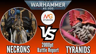 Necrons vs Tyranids 2000pts | Warhammer 40k 10th Ed Battle Report Ep43