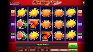 Sizzling Hot Deluxe videoslot gameplay video GlobalSlots Casino