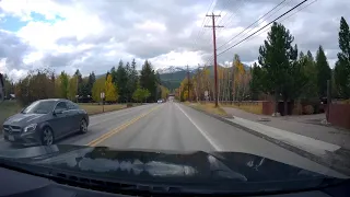 Big Mountain Road - Ascent from Whitefish Montana | 4K | Time Lapse