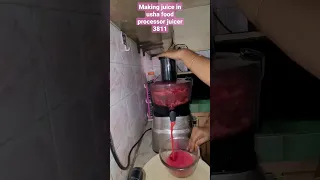 Making juice in usha food processor juicer 3811 #youtubeshorts #ytshorts #shortvideo #youtube