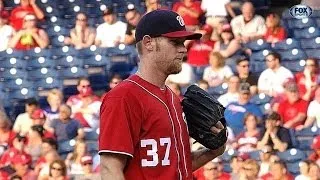 WSH@PHI: Strasburg fans nine over 5 2/3 innings