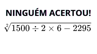 MATEMÁTICA BÁSICA - QUAL O VALOR DA EXPRESSÃO❓