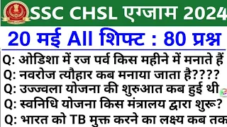 ssc chsl previous year question paper | ssc chsl gk gs classes 2024 | ssc gk previous year questions