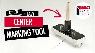 Center Marking Tool // Quick and Easy Center Finder Gauge