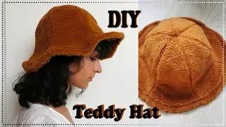 How To Make A Teddy/Fur Hat || Sewing DIY