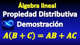 11. Proof of the distributive property of matrix multiplication