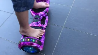 Yayan ajar main hoverboard