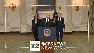 President Biden says U.S. stands with Israel