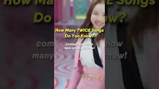 how many twice songs do you know? 🥰 #shorts