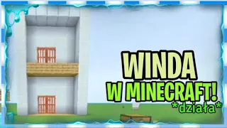 Jak zbudować działającą windę w Minecraft 😎