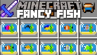 Minecraft FANCY FISH MOD / PLAY WITH CLOWNFISH, PUFFERFISH & MANY MORE!! Minecraft