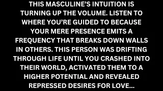 This masculine is haunted by your spirit, caught in a feedback loop & activating into an emperor.