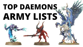 Three Powerful Chaos Daemons Army Lists - Khorne, Tzeentch and Be'lakor