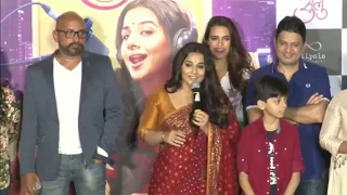 Vidya Balan at Tumhari Sulu Trailer Launch