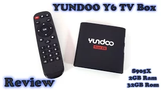 Yundoo Y6 TV Box REVIEW - Amlogic S905X, 2GB RAM, 32GB ROM, Android 6.0