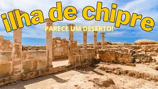 CONHECENDO UMA CIDADE DESÉRTICA E NOVIDADES - ILHA DE CHIPRE