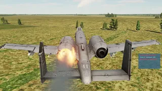 DCS A-10 sam shoot down[PS the a10 is a flying tank!]