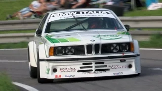 Pure Loud Sound, BMW 635 CSI Gruppe 2, 360HP, with full Onboard at Swiss Hillclimb Gurnigel 2015