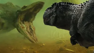 Skullcrawler vs. Vastosaurus Rex