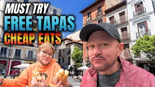 Must Try CHEAP EATS Madrid 🇪🇸 Over Eating In Spain