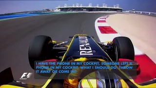 Kubica found a phone in his F1 car