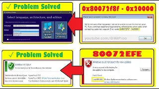 ✓ Fix error 0X80072F8F - 0X20000 - 80072EFE & Error Media Creation Tool windows 10 Update Assistant