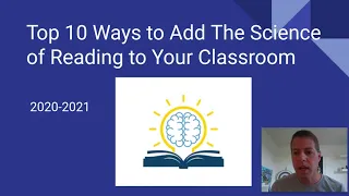 Intro and #1-  Top 10 Ways to Add the Science of Reading to Your Classroom