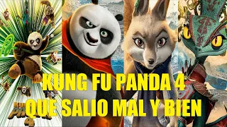 KUNG FU PANDA 4 QUE SALIO MAL Y BIEN RESEÑA RESUMEN EXPLICACIÓN DE LA HISTORIA FINAL