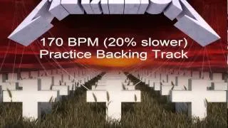 Master of Puppets 170 BPM (20% slower) Practice Backing Track