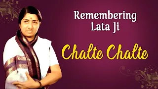 Remembering Lata Didi | Chalte Chalte Yun Hi Koi | Lyrical | Tribute to Lata Mangeshkar Ji