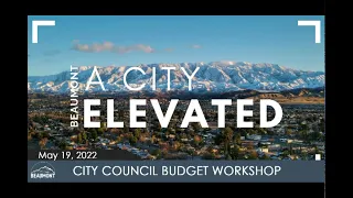 City Council Budget Workshop Meeting | May 19, 2022