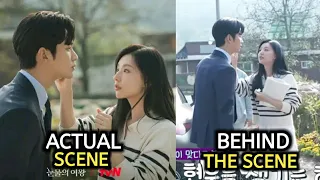 [ENG] Kim Soo hyun and Kim ji won sweet moments Off camera behind the scene queen of tears EP. 9-10