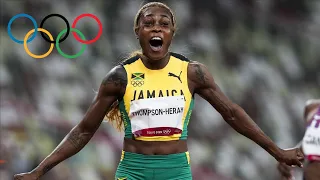 Elaine Thompson-Herah Wins The Women's 100m Gold at 10.61 Breaks OR | Audio | Tokyo Olympics Final