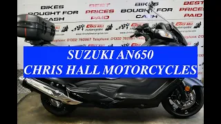 2018 Suzuki AN650 Burgman Exec for sale @chrishallmotorcycles Doncaster