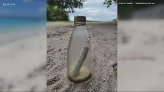 Nearly 2 years after leaving message in a bottle, teen’s letter found 1,200 nautical miles away