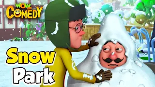 Motu Patlu- EP27A | Snow Park | Funny Videos For Kids | Wow Kidz Comedy