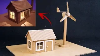 Amazing model of Mini-Wind Generator for school