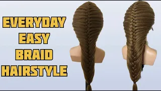 Everyday braid hairstyles / Easy braid hairstyles / Different types of easy braid hairstyles