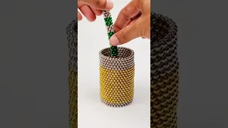 How to build a beverage from magnetic balls #shorts