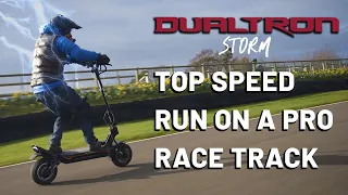 Dualtron Storm Real Top Speed - on a Pro Race Track!