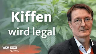 Legalisierung beschlossen: Karl Lauterbach im Interview zum Cannabis-Gesetz | WDR Aktuelle Stunde