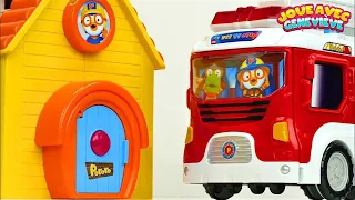 Meilleure vidéo éducative pour tout-petits : Anniversaire de Pororo et jouet camion de pompier !